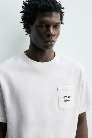 Футболка с морской вышивкой- Заказать в России