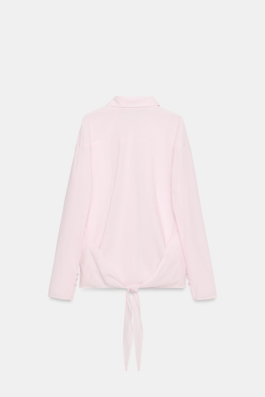 РУБАШКА ОВЕРСАЙЗ НА ЗАВЯЗКАХ