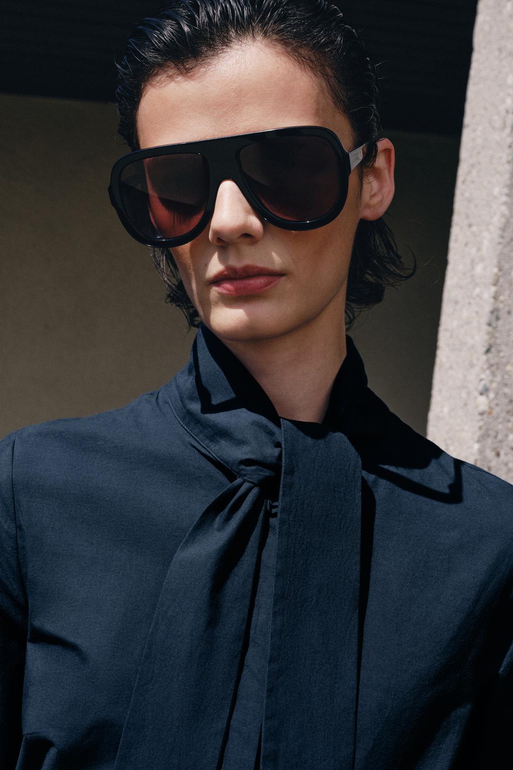 ПЛАТЬЕ ИЗ ПОПЛИНА С ЗАВЯЗКАМИ — ZW COLLECTION