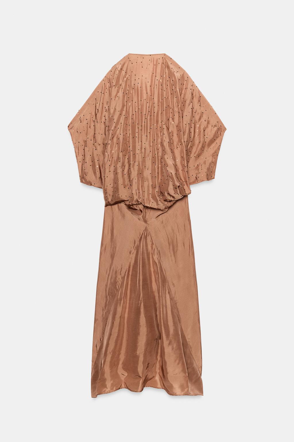 ПЛАТЬЕ ИЗ КОЛЛЕКЦИИ ZW С ВЫШИВКОЙ И БУСИНАМИ LIMITED EDITION