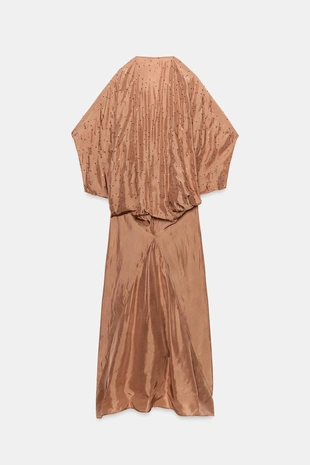 Платье из коллекции Zw с вышивкой и бусинами Limited Edition- Заказать в России