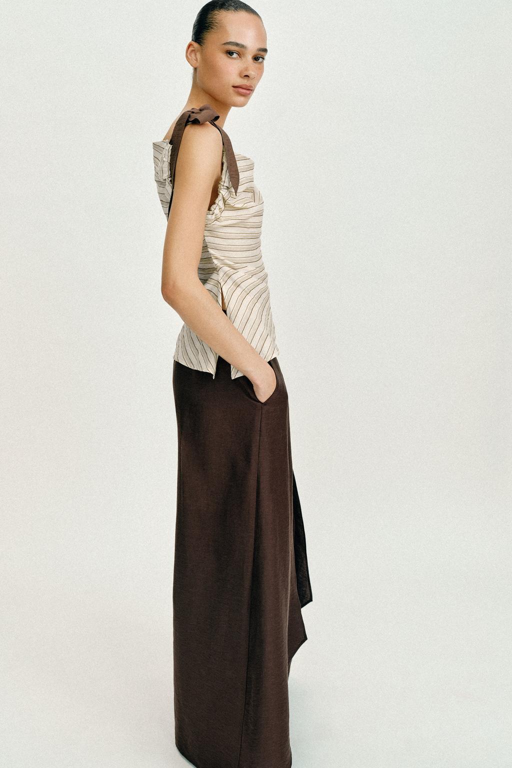 ТОП В ПОЛОСКУ С БАНТОМ