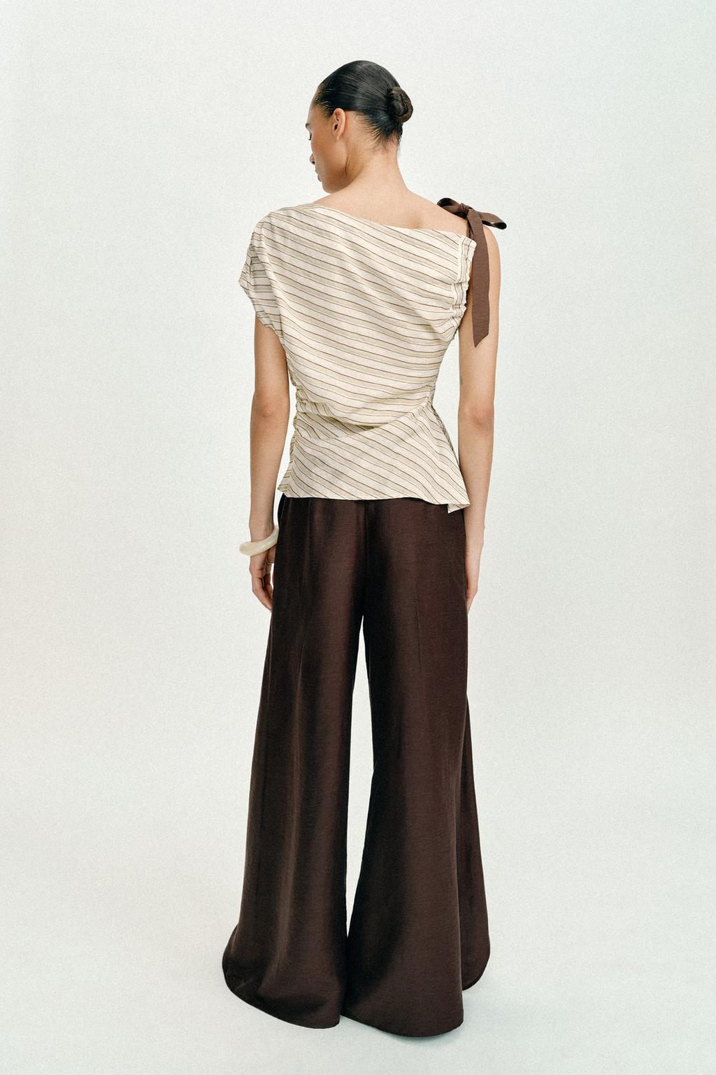 ТОП В ПОЛОСКУ С БАНТОМ