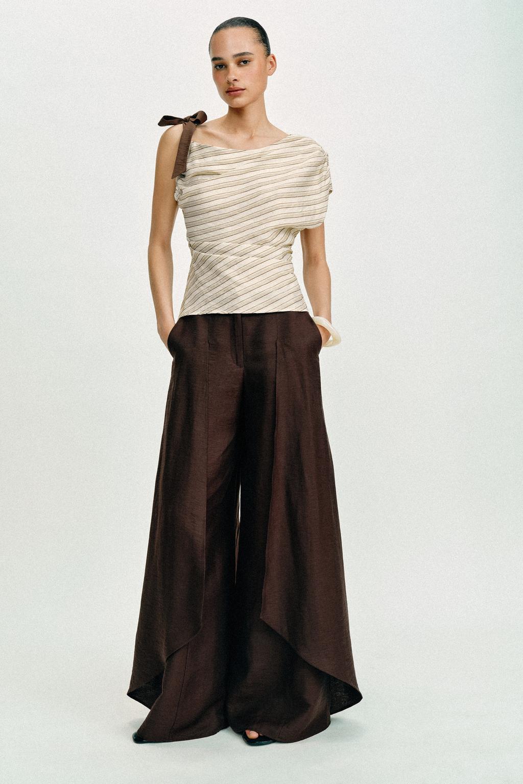 ТОП В ПОЛОСКУ С БАНТОМ