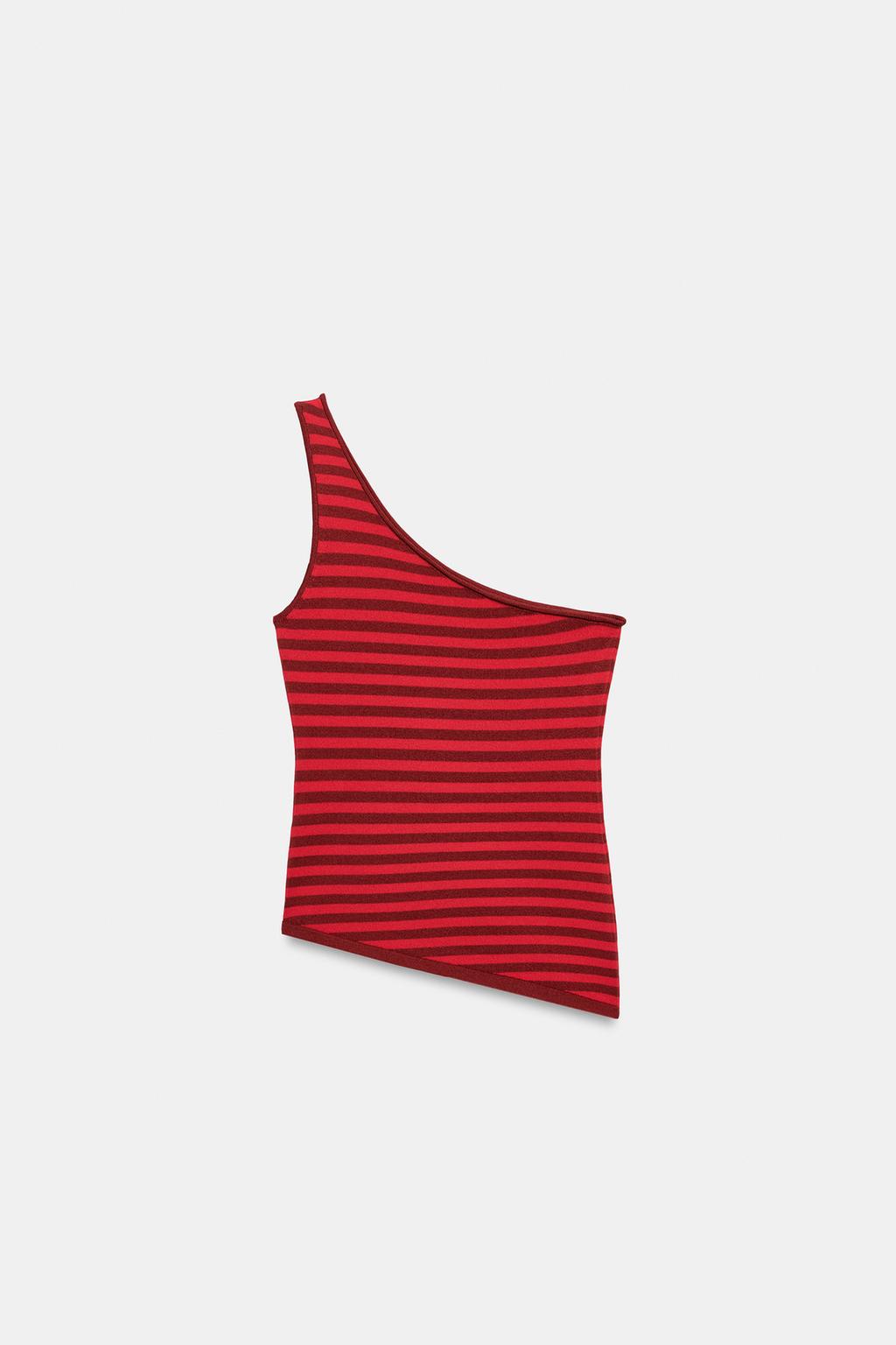 ТОП В ПОЛОСКУ АСИММЕТРИЧНОГО КРОЯ