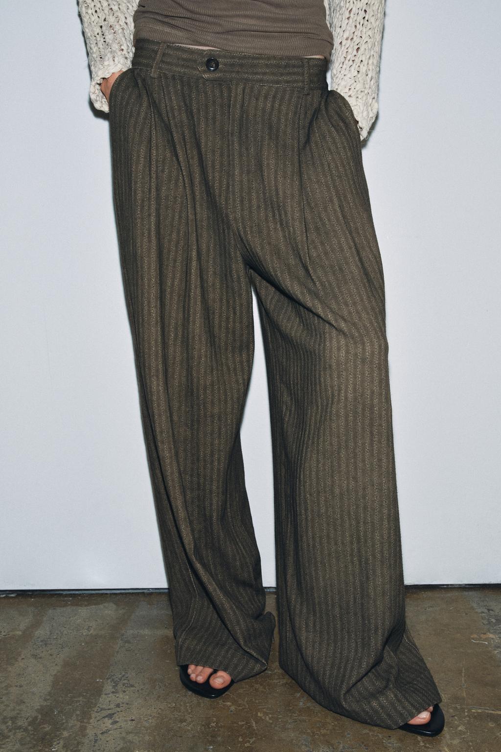 ЖАККАРДОВЫЕ БРЮКИ В ПОЛОСКУ — ZW COLLECTION