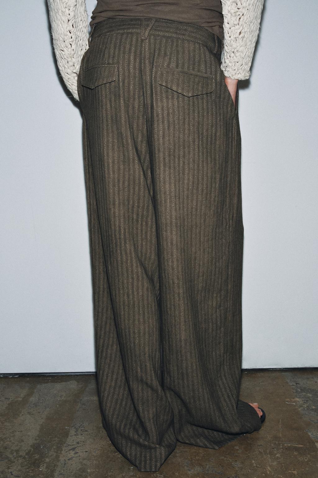 ЖАККАРДОВЫЕ БРЮКИ В ПОЛОСКУ — ZW COLLECTION