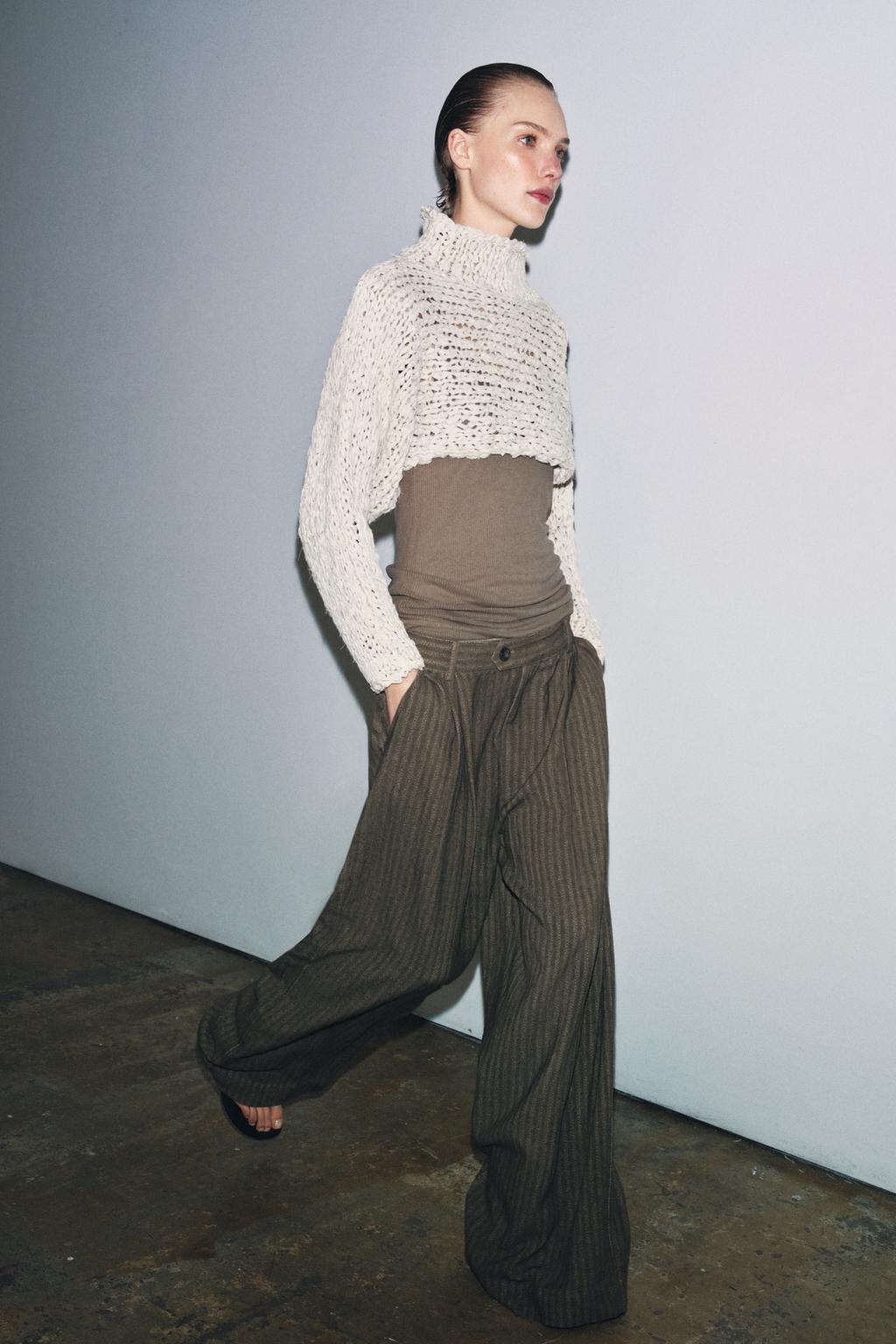 ЖАККАРДОВЫЕ БРЮКИ В ПОЛОСКУ — ZW COLLECTION