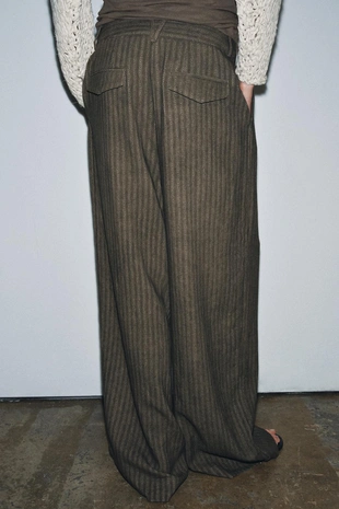 Жаккардовые брюки в полоску — Zw Collection- Заказать в России