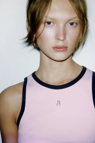 Топ с контрастными деталями Za- Заказать в России