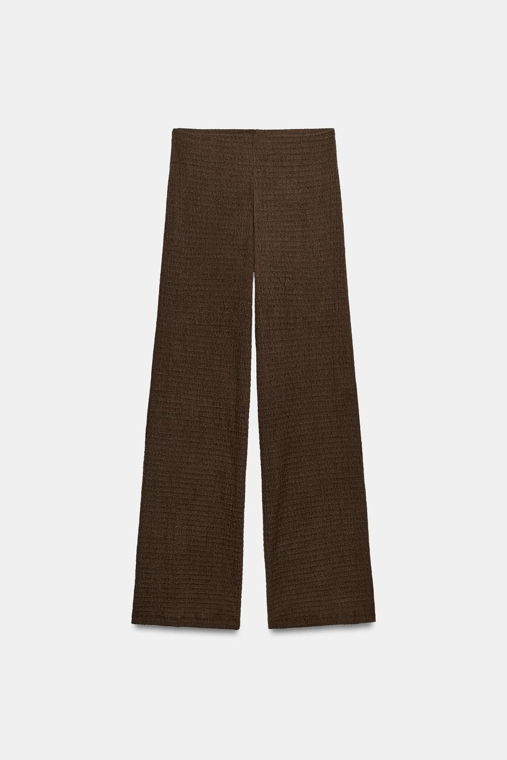 БРЮКИ ПРЯМОГО КРОЯ ФАКТУРНЫЕ