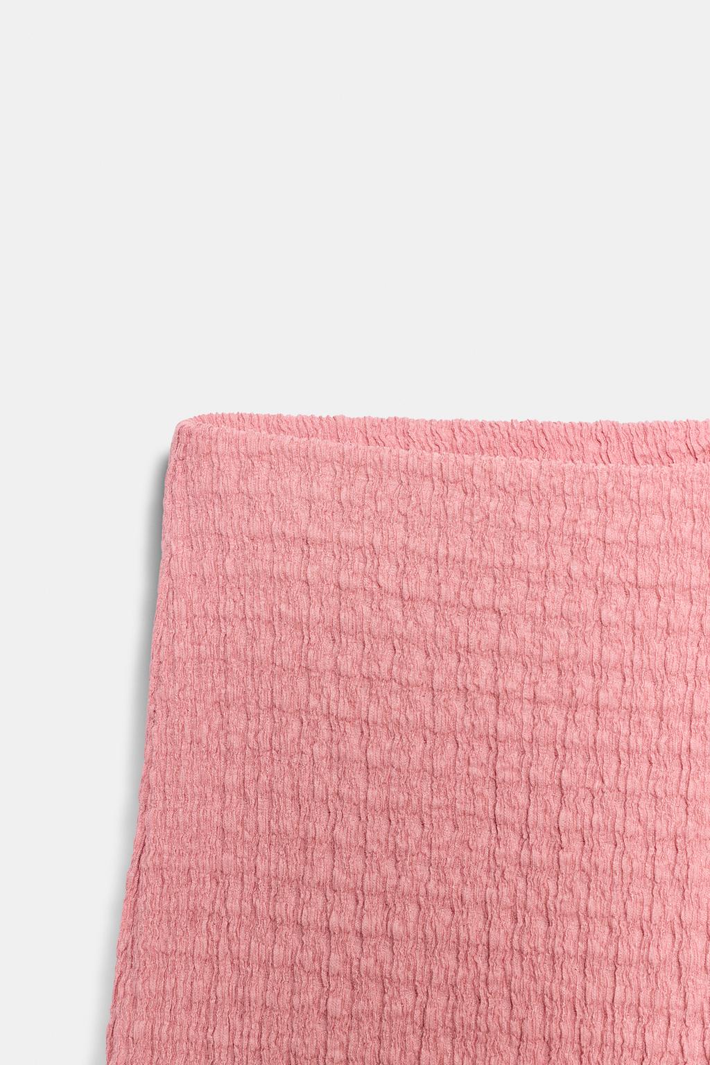 БРЮКИ ПРЯМОГО КРОЯ С ТЕКСТУРОЙ