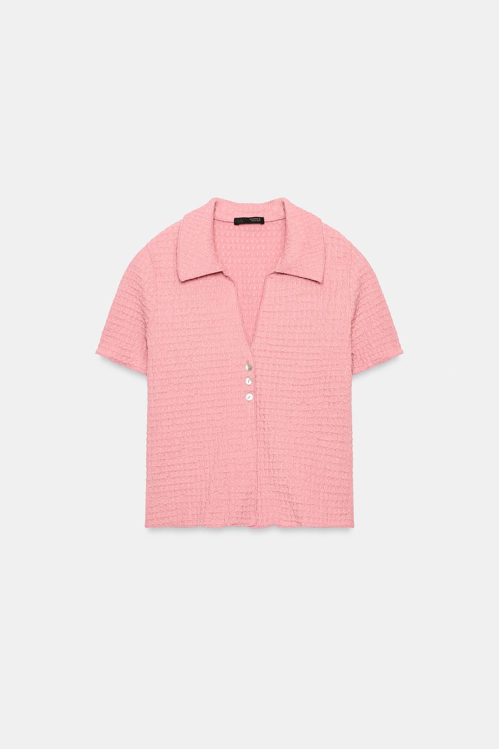 УКОРОЧЕННЫЙ ЖАКЕТ ИЗ РЕЛЬЕФНОЙ ТКАНИ