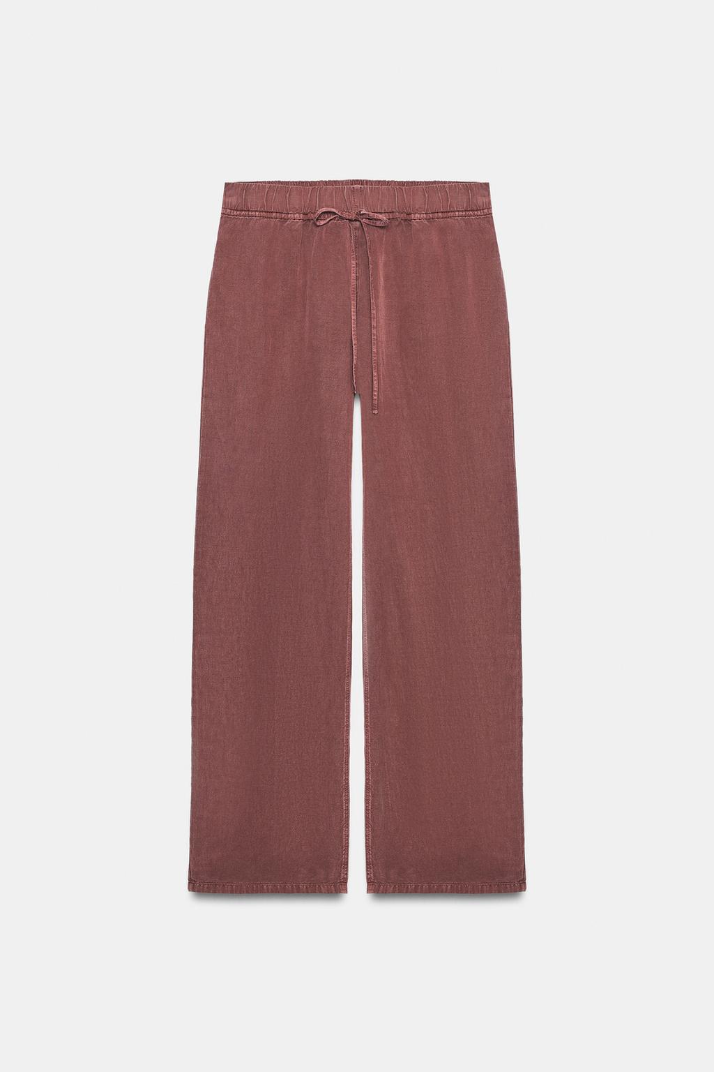 СТРУЯЩИЕСЯ БРЮКИ НА ШНУРКЕ