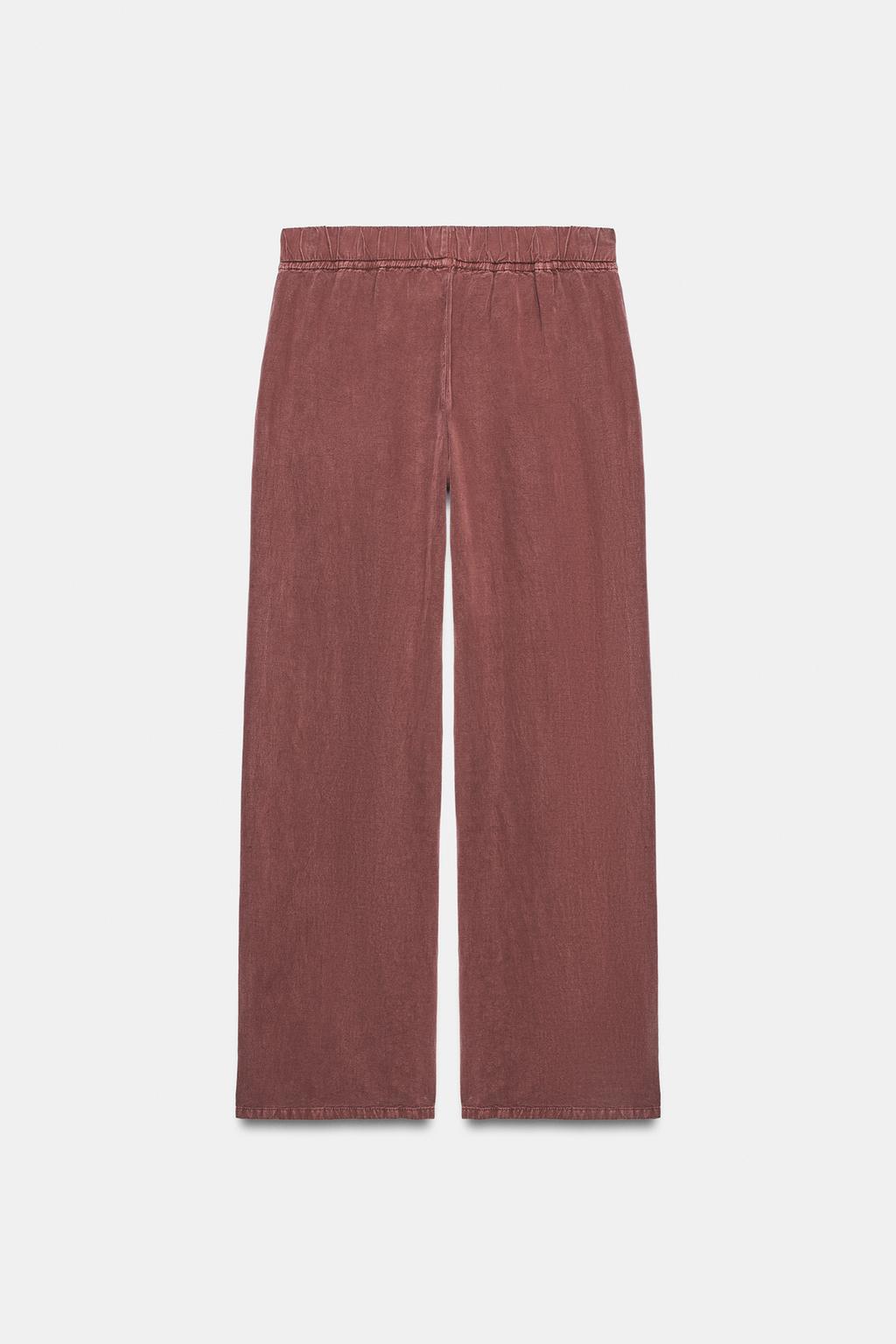 СТРУЯЩИЕСЯ БРЮКИ НА ШНУРКЕ