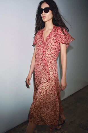 Платье миди с цветочным принтом — Zw Collection- Заказать в России