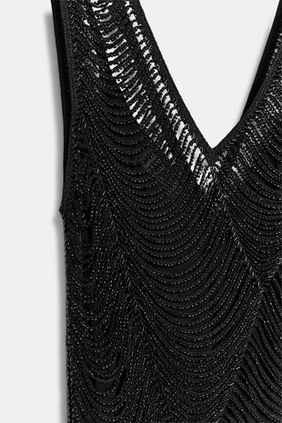 Платье миди с бусинами — Zw Collection- Заказать в России