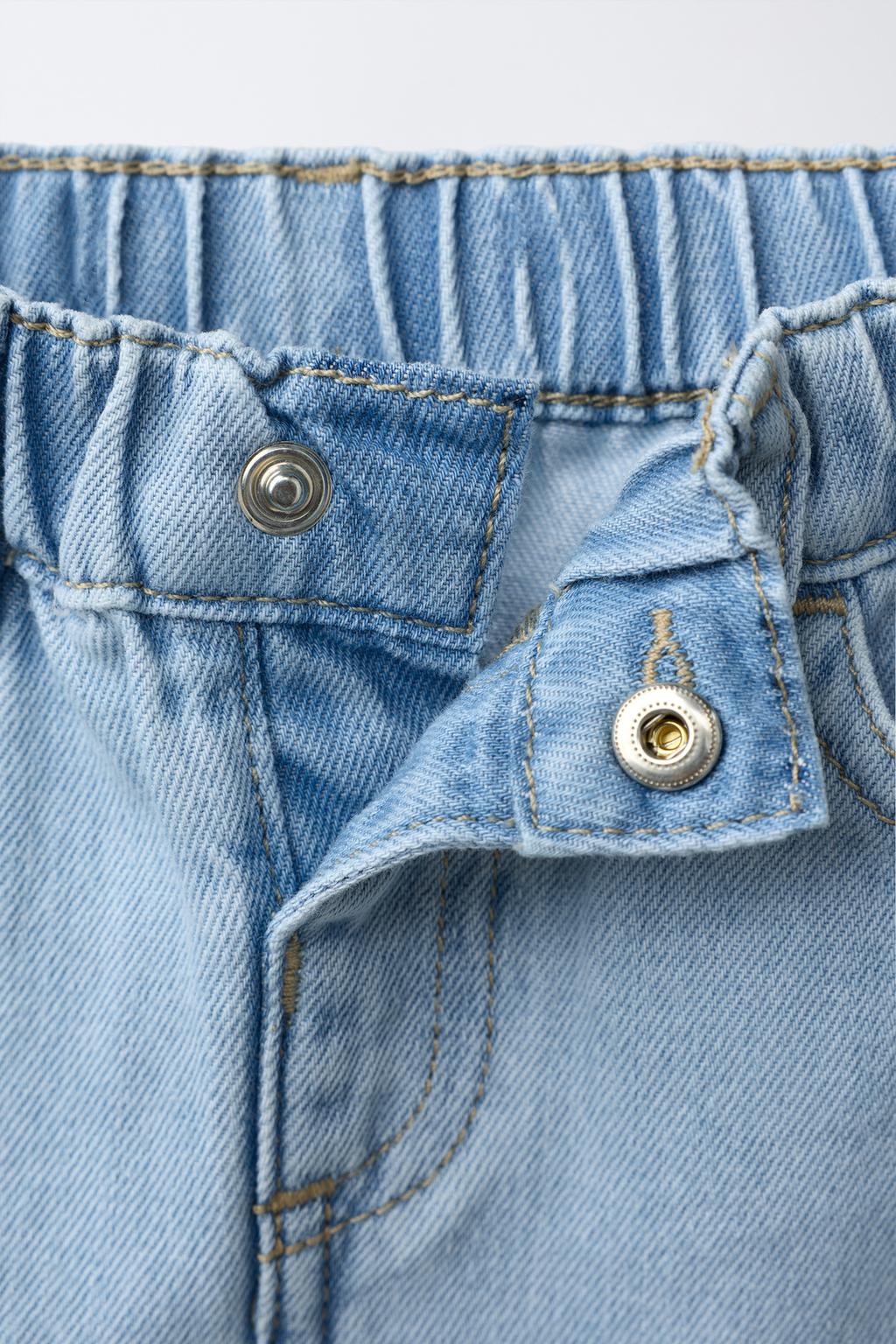 ДЖИНСОВЫЕ ШОРТЫ С ВОЛАНАМИ