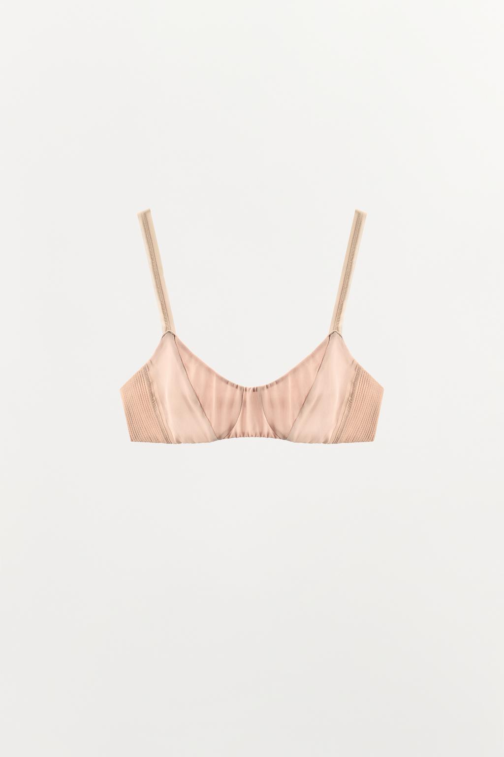 КОМБИНИРОВАННЫЙ БЮСТГАЛЬТЕР ИЗ ШЕЛКОВОЙ СМЕСИ