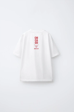 Футболка с принтом Nba - Chicago Bulls- Заказать в России