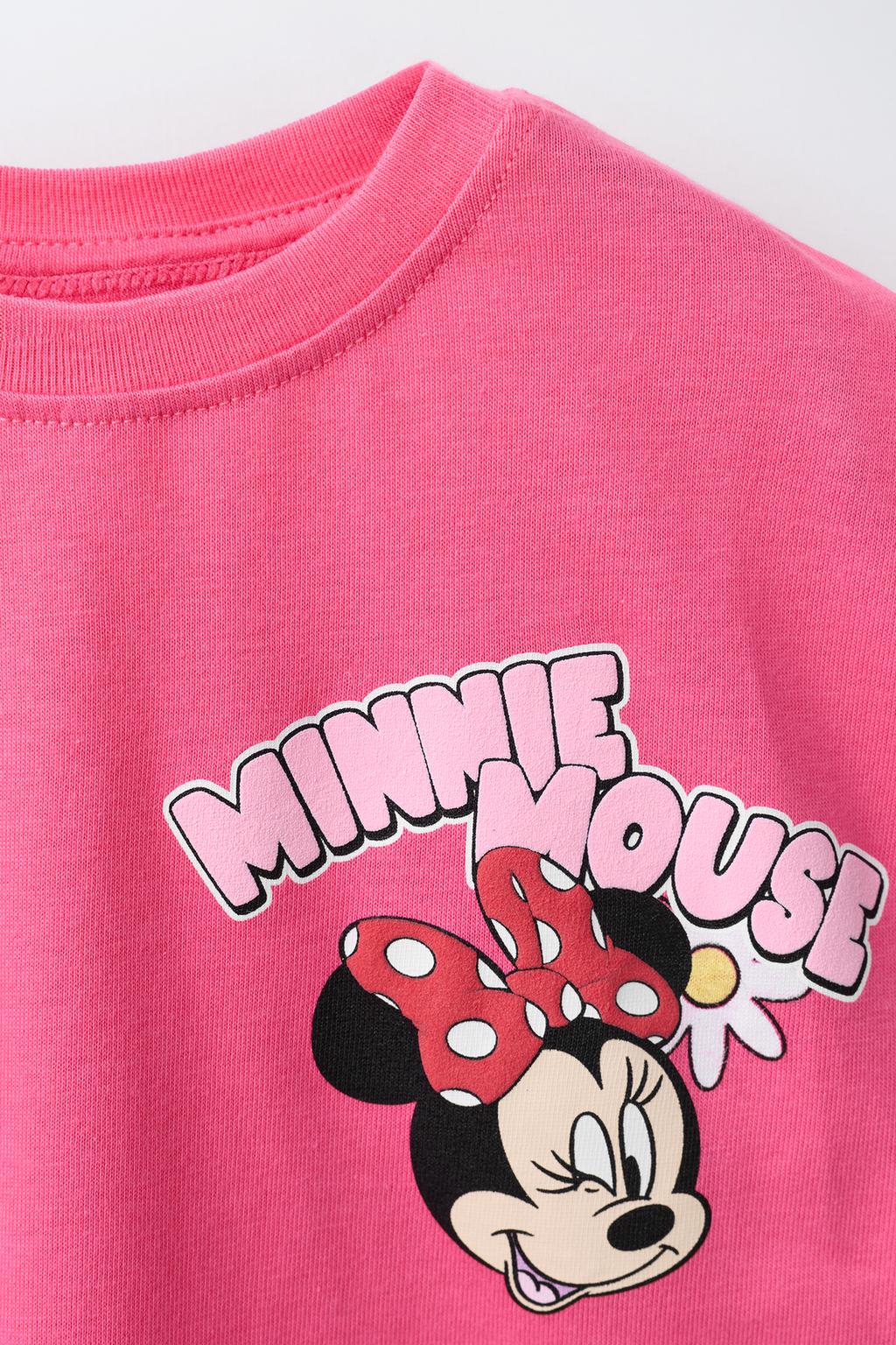 КОМПЛЕКТ ИЗ ФУТБОЛКИ И БЕРМУД MINNIE MOUSE © DISNEY
