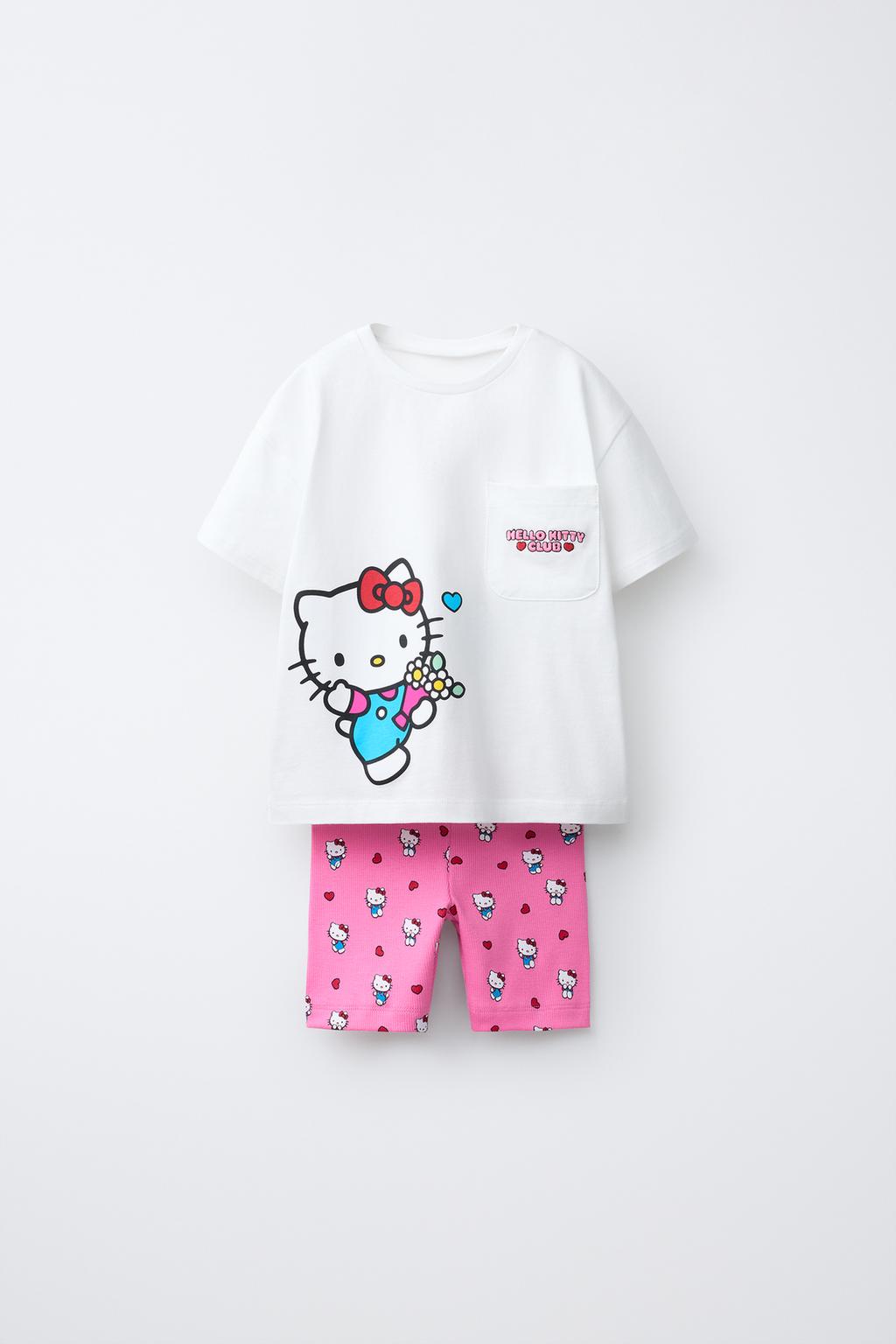 КОМПЛЕКТ ИЗ ФУТБОЛКИ И ЛЕГГИНСОВ HELLO KITTY ©