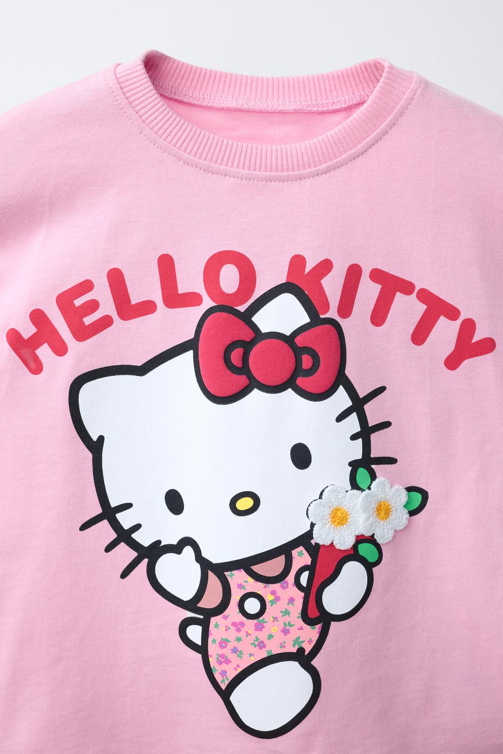 ФУТБОЛКА С ПРИНТОМ HELLO KITTY ©