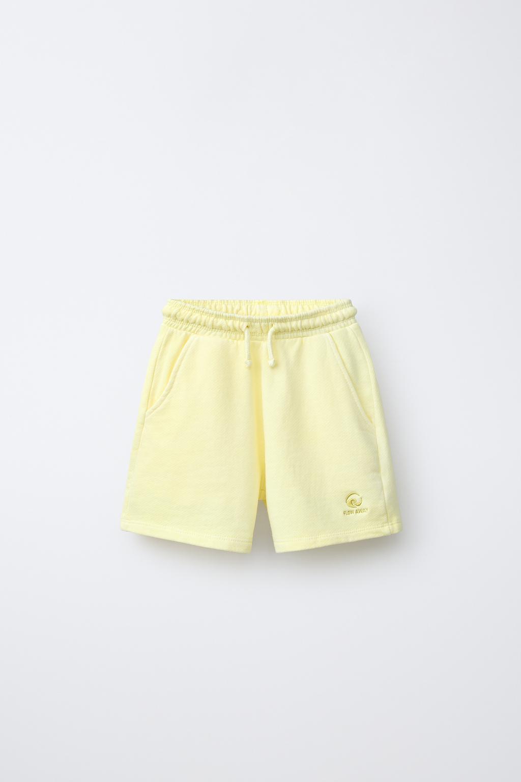 ШОРТЫ ИЗ МЯГКОЙ ТКАНИ С ОКРАШИВАНИЕМ И ВЫШИВКОЙ