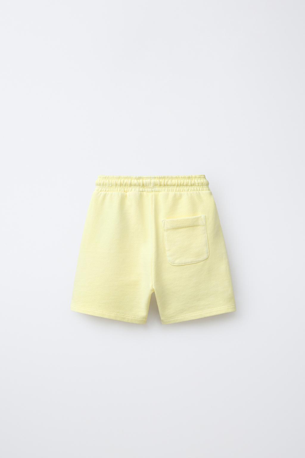 ШОРТЫ ИЗ МЯГКОЙ ТКАНИ С ОКРАШИВАНИЕМ И ВЫШИВКОЙ