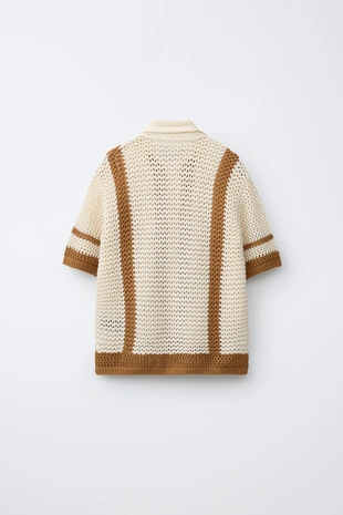 Рубашка из кружева кроше- Заказать в России