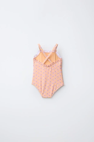 1-6 лет/купальник с цветочным принтом- Заказать в России