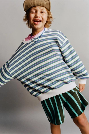 Толстовка в полоску- Заказать в России