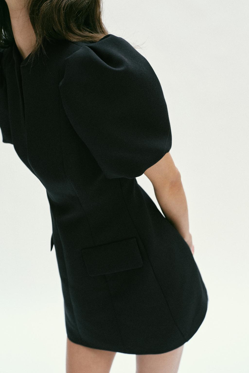 ПЛАТЬЕ С КОРОТКИМИ РУКАВАМИ «ФОНАРИК»