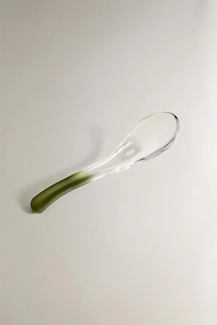 Ложка для супа из стекла с градиентным эффектом- Заказать в России