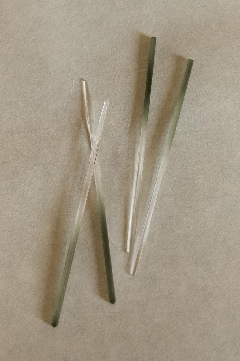 Набор стеклянных палочек с эффектом градиента