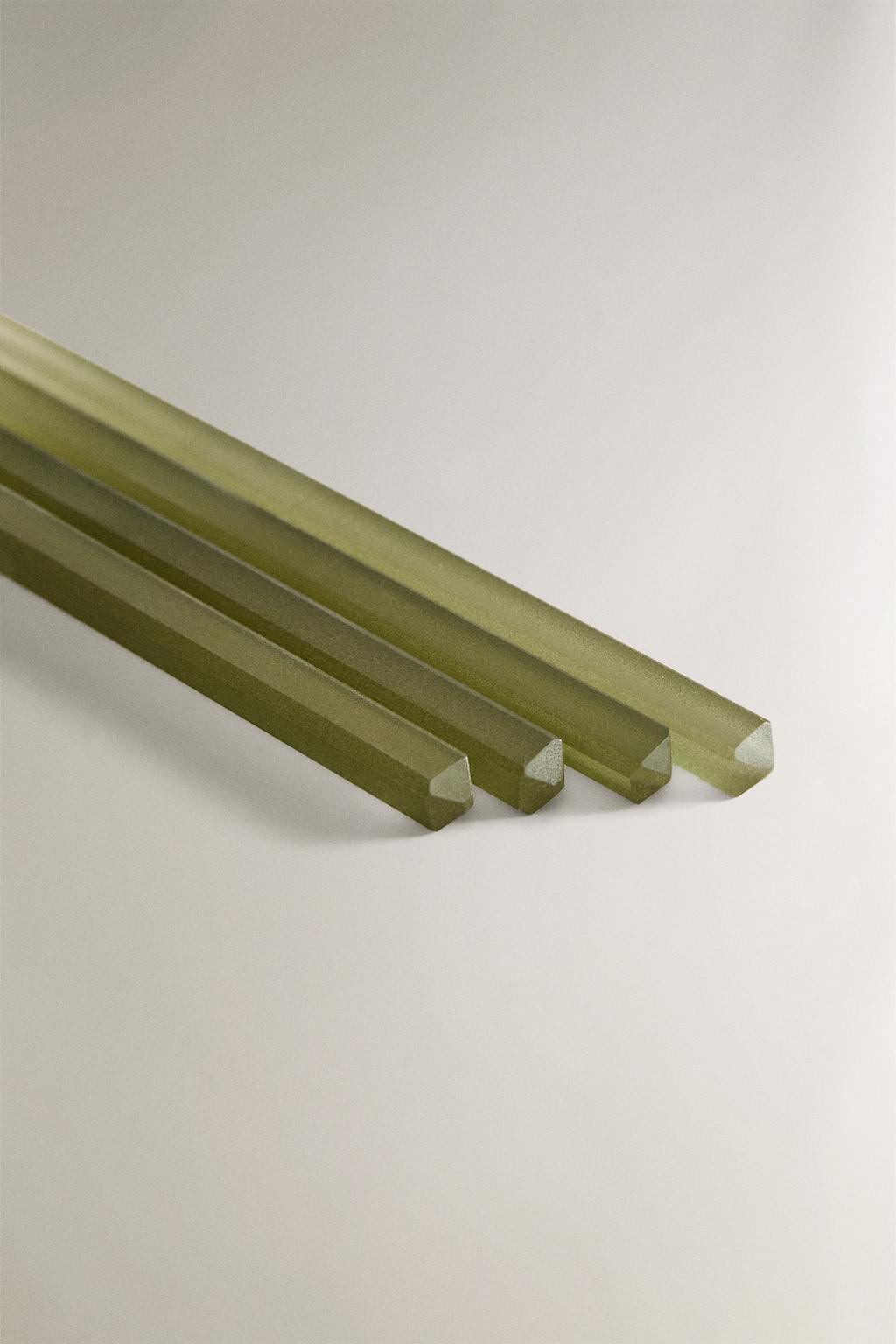 Набор стеклянных палочек с эффектом градиента