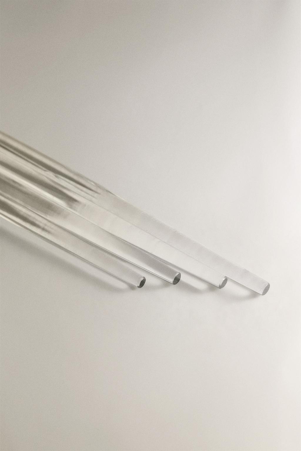 Набор стеклянных палочек с эффектом градиента