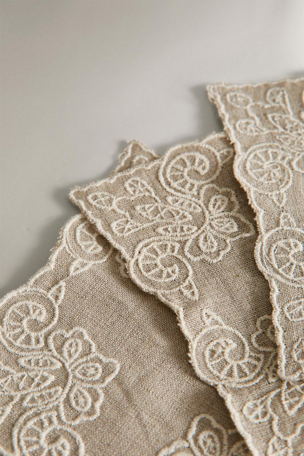 Набор льняных подстаканников (набор из 4 штук)