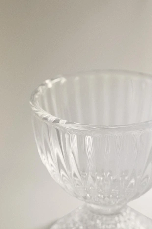 Стакан для яйца из стекла с объемным геометрическим дизайном- Заказать в России