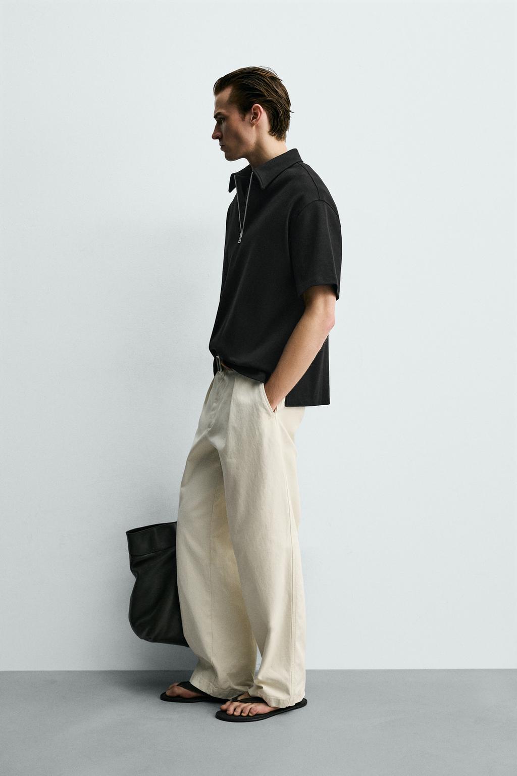 ПОЛО RELAXED FIT НА МОЛНИИ