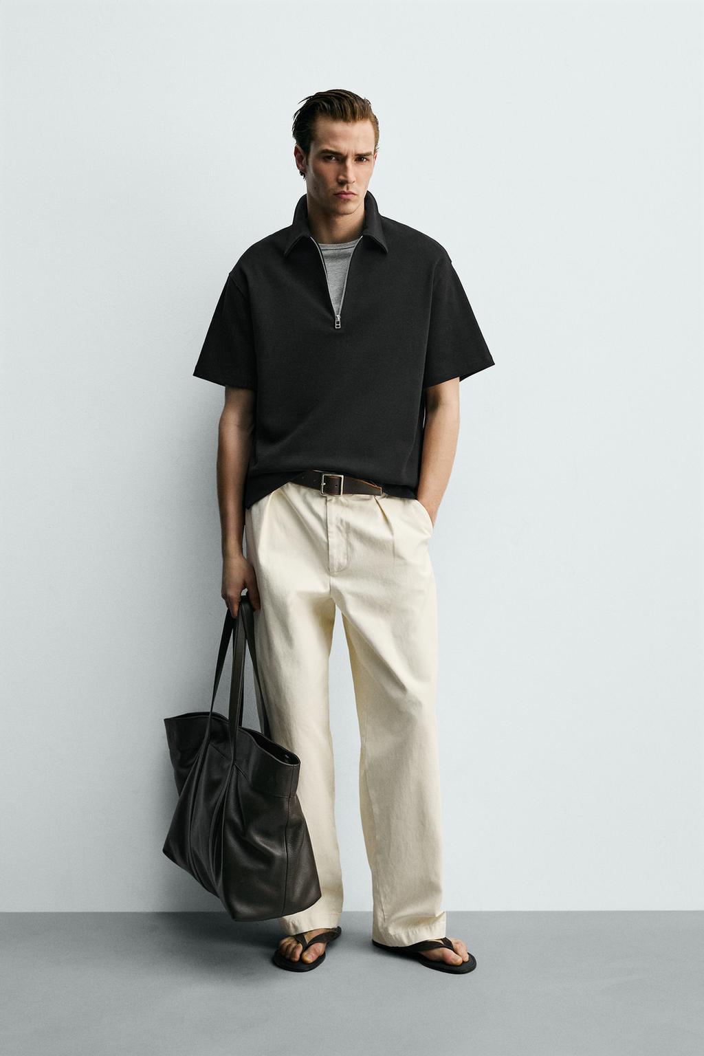 ПОЛО RELAXED FIT НА МОЛНИИ