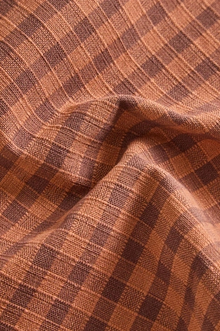 Набор клетчатых салфеток с контрастной стежкой (набор из 2)