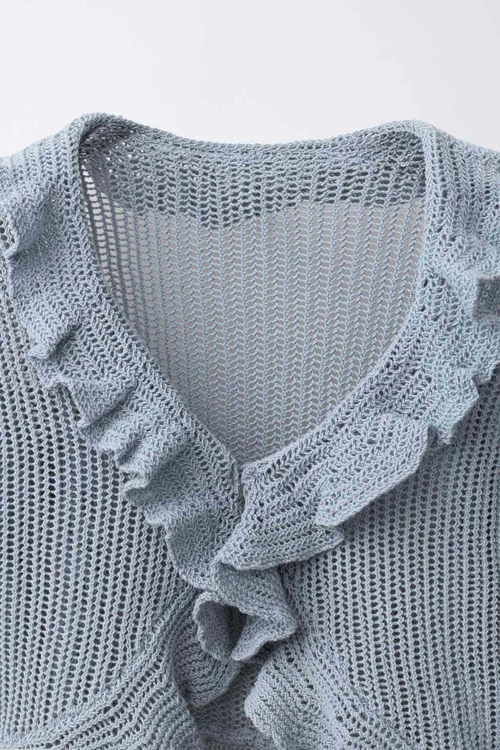 КАРДИГАН С ВОЛАНАМИ