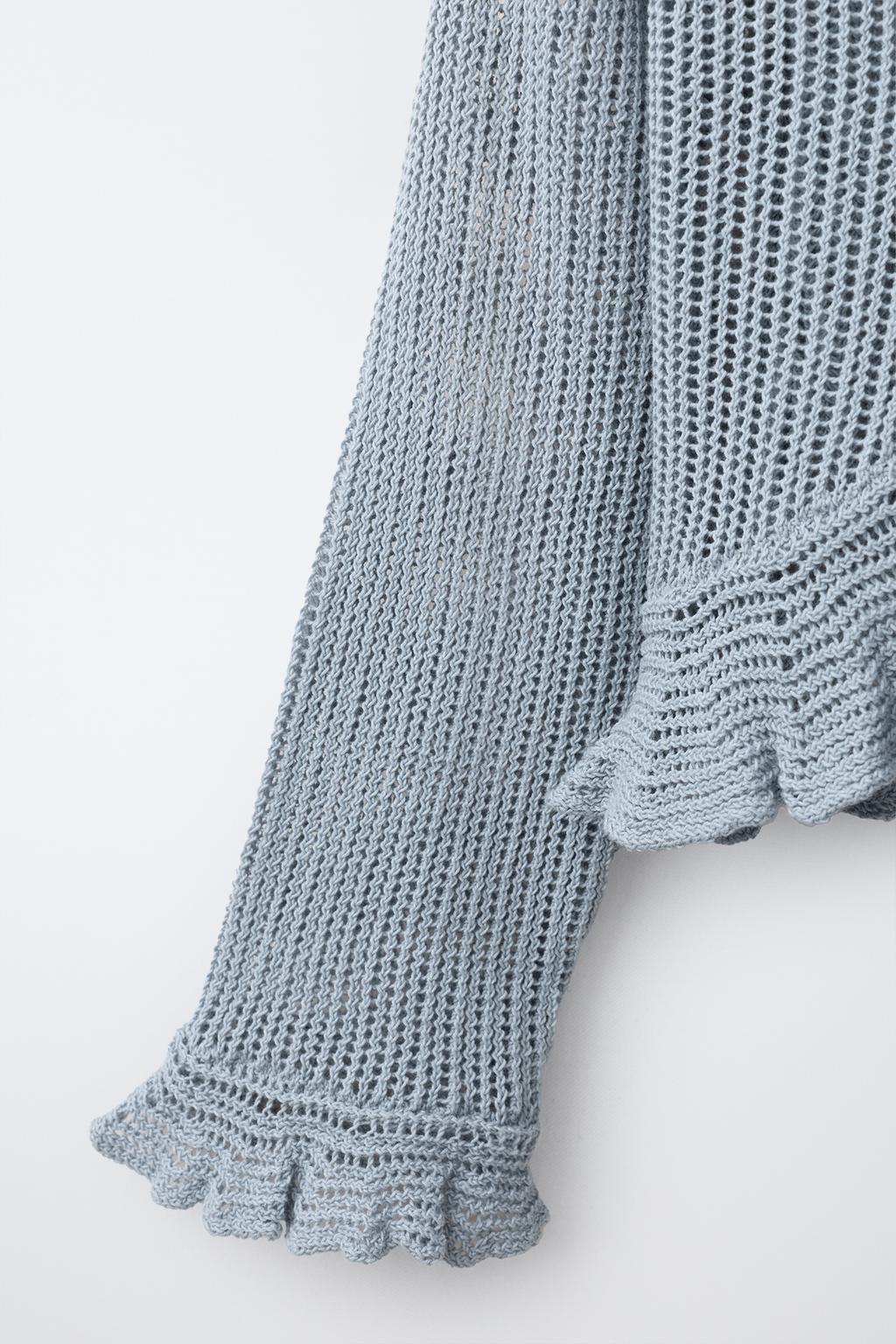 КАРДИГАН С ВОЛАНАМИ