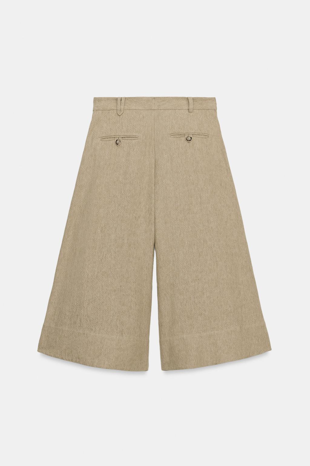 ШИРОКИЕ БРЮКИ ИЗ ЛЬНА — ZW COLLECTION