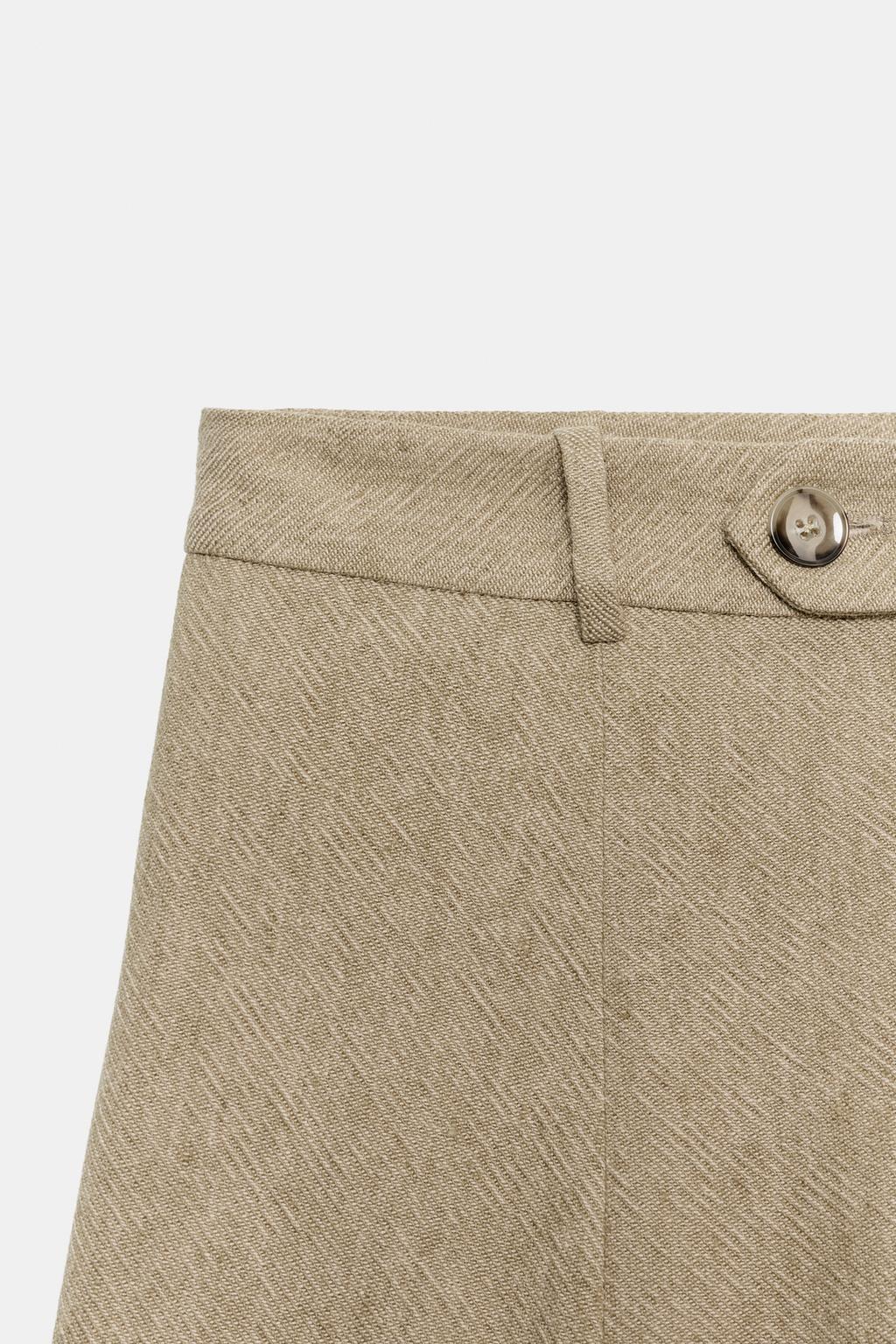 ШИРОКИЕ БРЮКИ ИЗ ЛЬНА — ZW COLLECTION