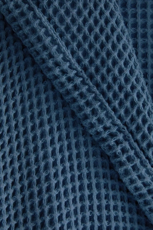 Халат из хлопкового вафельного трикотажа- Заказать в России