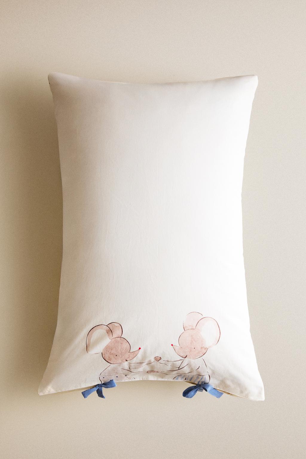 Детский наволочка с мышкой