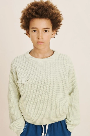 Свитер с круглым вырезом 16- Заказать в России