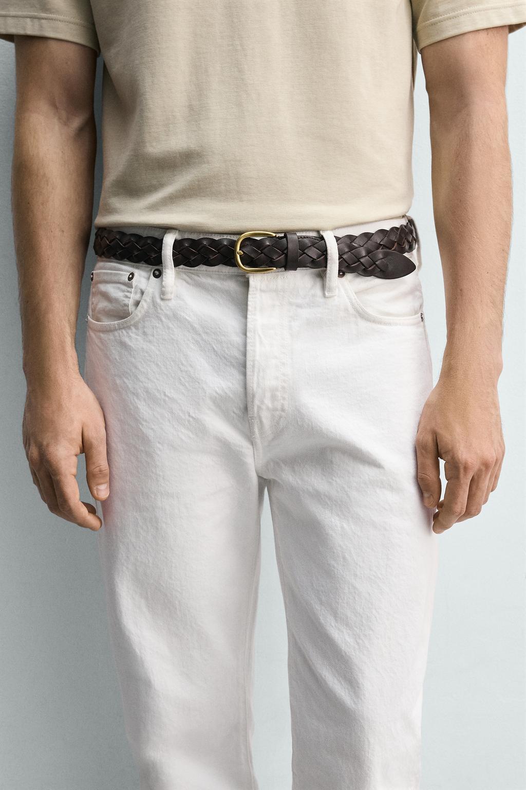 ПЛЕТЕНЫЙ КОЖАНЫЙ РЕМЕНЬ